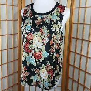 Like Mynded Nordstroms floral sleeveless top